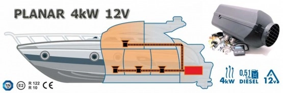                        dewasto webasto ogrzewanie postojowe suche diesel PLANAR 4kW 12V na kamper lub yacht - zdjęcie 2
                        