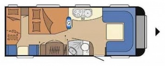                         Przyczepa kempingowa Hobby 650 Kfu Prestige - zdjęcie 2
                        