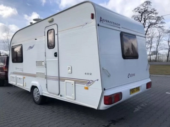                         Przyczepa Kempingowa Elddis 482, 2003 rok, zadbana, z namiotem - zdjęcie 6
                        