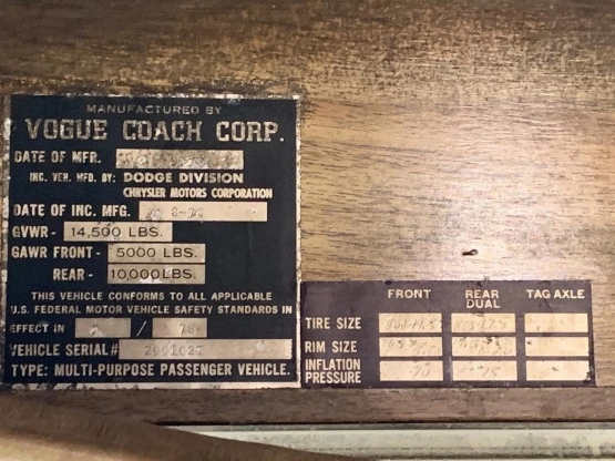                         Kamper z 1978 roku, Dodge 7.5 benzyna - lpg, automat - zdjęcie 18
                        