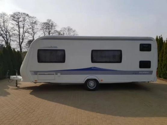                         Przyczepa kempingowa HOBBY 560 kmfe, łóżka piętrowe, super stan! - zdjęcie 1
                        