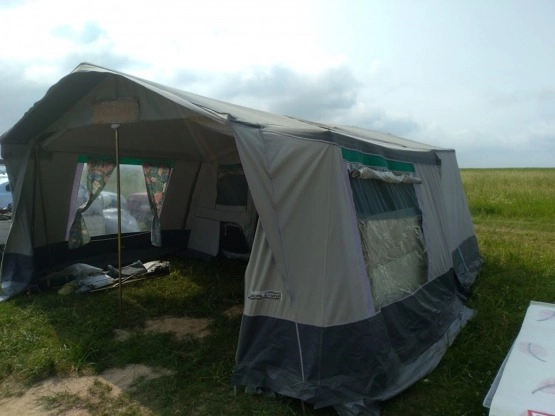                         Sprzedam przyczepę namiotową kempingową, stan bdb - zdjęcie 2
                        