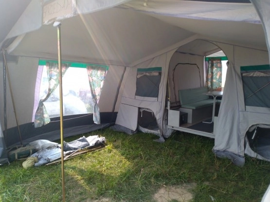                         Sprzedam przyczepę namiotową kempingową, stan bdb - zdjęcie 5
                        