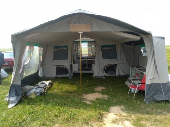                         Sprzedam przyczepę namiotową kempingową, stan bdb - zdjęcie 9
                        