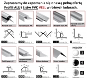                         Profile aluminiowe 15mm i 10mm VELL do zabudowy meblowej kamperów - zdjęcie 15
                        