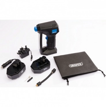                         DRAPER Tools Kompresor/Pompka/Latarka bezprzewodowy akumulatorowy 12V 10bar - zdjęcie 7
                        