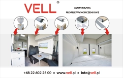                         Profile aluminiowe 15mm i 10mm VELL do zabudowy meblowej kamperów - zdjęcie 1
                        