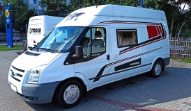                         Kamper camper Ford Transit, tempomat, 3 miejsca, klimatyzacja, markiza, prysznic, WC - zdjęcie 1
                        