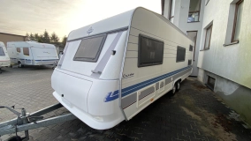                         Hobby Exclusive 650 KMFE – 1998r, rodzinna przyczepa z łóżkami piętrowymi, 6 osobowa - zdjęcie 5
                        