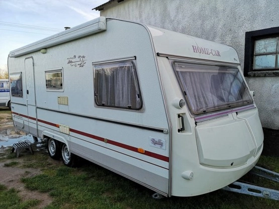                         Przyczepa kempingowa Home Car Rally 546, 2 osie, 5 os! Czysta i zadbana - zdjęcie 1
                        
