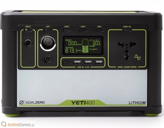                         DEMO GOAL ZERO - STACJA ENERGII PRZENOŚNA YETI 400 LITHIUM  - zdjęcie 2
                        