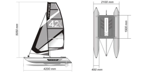                        katamaran do kampera Minicat 420 Evoque - zdjęcie 2
                        