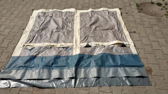                         Przedsionek do przyczepy kempingowej Brand 850 cm, komplet, bardzo ładny - zdjęcie 1
                        