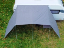                        DASZEK UNIWERSALNY DO PRZYCZEPY KEMPINGOWEJ • PRZEDSIONEK • OSŁONA • MARKIZA / WYMIARY 220 + 400 + 220 x 240 cm. - zdjęcie 6
                        
