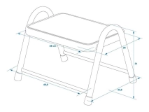                         SCHODEK JEDNO-STOPNIOWY DO PRZYCZEPY KEMPINGOWEJ LUB KAMPERA / OBCIĄŻENIA 150 KG. - zdjęcie 7
                        