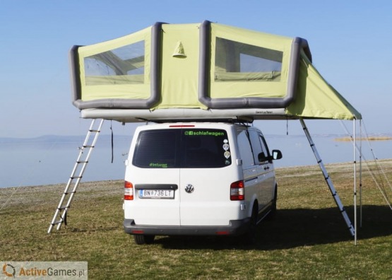 lekki namiot na dach samochodu GT Sky Loft Pompowany