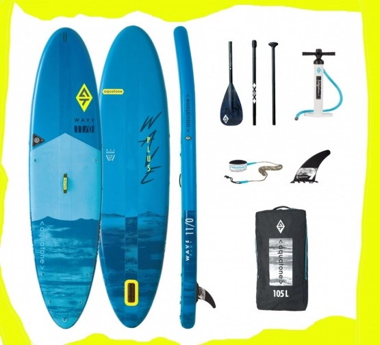                         idealna do kampera pompowana deska SUP Aquatone Wave Plus 11 cały zestaw standuppaddle - zdjęcie 1
                        