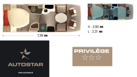                         KAMPER AUTOSTAR P730 LC LIFT PRIVILEGE DUCATO 2.2JTD 160 KM AUTOMAT NOWY! MODEL 2023 PROMOCJA! - zdjęcie 1
                        