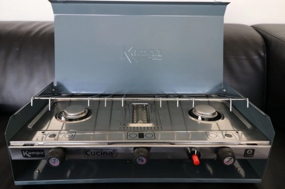                         Kuchenka turystyczna dwa palniki plus grill - zdjęcie 2
                        