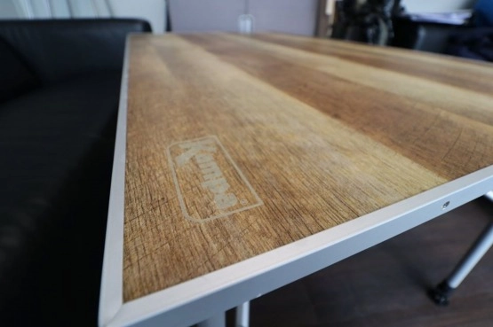                         Stół turystyczny regulowane nóżki obciążenie 30 kg, wymiary 120/70/6 cm - zdjęcie 2
                        