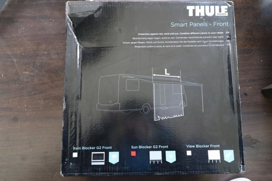                         Thule Sunblocker G2 Front osłona przeciwdeszczowa i przeciwsłoneczna przód, szerokość 240 cm, nowa. - zdjęcie 1
                        