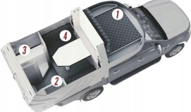                         Kapsuła mobilna AZAR4 PREMIUM Pick-up kamper naczepa - Podróż  - zdjęcie 1
                        