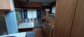                         Burstner 480TK Fun DMC1200kg Łóżko Piętrowe Moover Przedsionek Bagażnik Pokrowiec Zadbana - zdjęcie 11
                        