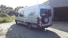                         KAMPER VW CRAFTER MAX 2.5TDI 4 osoby Tv WC prysznic solar webast truma - zdjęcie 12
                        