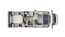                         Laika Kosmo L 412 DS - Łóżko Królewskie / Duża półintegra / Zimowy / Dealer Laika - Keller Kamp - zdjęcie 2
                        