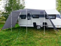                         DASZEK UNIWERSALNY ZE ŚCIANKAMI BOCZNYMI DO PRZYCZEPY KEMPINGOWEJ • PRZEDSIONEK • OSŁONA • MARKIZA / WYMIARY 220 + 300 + 220 x 240 cm. - zdjęcie 4
                        