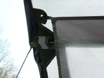                         DASZEK UNIWERSALNY DO POJAZDÓW KEMPINGOWYCH • PRZEDSIONEK LEKKI OTWARTY • ŚCIANKA • OSŁONA • MARKIZA / WYMIARY 200 x 260 x 245÷260 cm.  - zdjęcie 10
                        