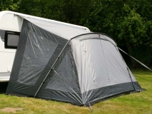                         PRZEDSIONEK UNIWERSALNY LEKKI DO PRZYCZEPY KEMPINGOWEJ • NAMIOT • OSŁONA • DASZEK • MARKIZA / WYMIARY 330 x 250 x 245 cm. / POWIERZCHNIA PODŁOGI - 8,25 m² - zdjęcie 4
                        