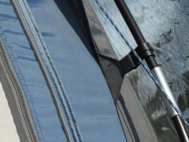                         PRZEDSIONEK UNIWERSALNY LEKKI DO PRZYCZEPY KEMPINGOWEJ • NAMIOT • OSŁONA • DASZEK • MARKIZA / WYMIARY 390 x 260 x 245 cm. / POWIERZCHNIA PODŁOGI - 10,1 m² - zdjęcie 10
                        