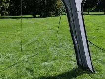                         PRZEDSIONEK UNIWERSALNY LEKKI DO PRZYCZEPY KEMPINGOWEJ • NAMIOT • OSŁONA • DASZEK • MARKIZA / WYMIARY 340 x 250 x 235÷250 cm. / POWIERZCHNIA PODŁOGI - 8,5 m² - zdjęcie 10
                        