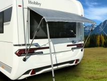                         MARKIZA UNIWERSALNA NAD TYLNE OKNO LUB WEJŚCIE DO PRZYCZEPY KEMPINOWEJ • DASZEK • OSŁONA / WYMIARY 140 x 70 cm. - zdjęcie 7
                        