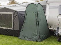                         NAMIOT SANITARNY KEMPINGOWY SKŁADANY TYP POP-UP • TOALETA TURYSTYCZNA • KABIBA PRZENOSNA WC • KABINA PRYSZNICOWA / WYMIARY 190 x 120 x 120 cm. - zdjęcie 2
                        