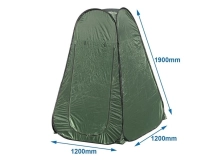                         NAMIOT SANITARNY KEMPINGOWY SKŁADANY TYP POP-UP • TOALETA TURYSTYCZNA • KABIBA PRZENOSNA WC • KABINA PRYSZNICOWA / WYMIARY 190 x 120 x 120 cm. - zdjęcie 6
                        