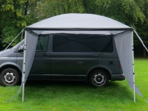                         DASZEK UNIWERSALNY LEKKI ZE SCIANKAMI BOCZNYMI DO POJAZDÓW KEMPINGOWYCH TYPU MINI BUS LUB VAN • PRZEDSIONEK • OSŁONA • MARKIZA / WYMIARY 260 x 260 x 230 cm. - zdjęcie 3
                        