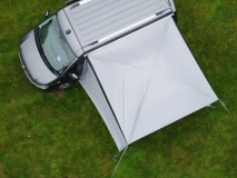                        DASZEK UNIWERSALNY LEKKI ZE SCIANKAMI BOCZNYMI DO POJAZDÓW KEMPINGOWYCH TYPU MINI BUS LUB VAN • PRZEDSIONEK • OSŁONA • MARKIZA / WYMIARY 260 x 260 x 230 cm. - zdjęcie 5
                        