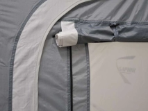                         PRZEDSIONEK UNIWERSALNY LEKKI DO PRZYCZEPY KEMPINGOWEJ • NAMIOT • OSŁONA • DASZEK • MARKIZA / WYMIARY 300 x 240 x 235÷250 cm. / POWIERZCHNIA PODŁOGI - 7,2 m² - zdjęcie 6
                        