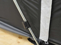                         PRZEDSIONEK UNIWERSALNY LEKKI DO PRZYCZEPY KEMPINGOWEJ • NAMIOT • OSŁONA • DASZEK • MARKIZA / WYMIARY 300 x 240 x 235÷250 cm. / POWIERZCHNIA PODŁOGI - 7,2 m² - zdjęcie 8
                        