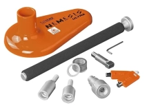                         ZABEZPIECZENIE ANTYKRADZIEŻOWE UNIWERSALNE DO POJAZDÓW KEMPINGOWYCH • BLOKADA KOŁA DO PRZYCZEPY KEMPINGOWEJ LUB KAMPERA • FULLSTOP SECURITY - NEMESIS ULTRA FNU200  - zdjęcie 3
                        