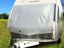                         PLANDEKA • OSŁONA UNIWERSLNA NA PRZÓD LUB TYŁ PRZYCZEPY KEMPINGOWEJ - 3 w 1 • OSŁONA PRZED BRUDEM • OSŁONA TERMOIZOLACYJNA • DASZEK - MARKIZA / WYMIARY - 145 x 160 cm. / RÓŻNE WIELKOŚCI PRODUKTU - zdjęcie 2
                        