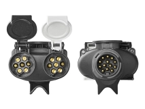                         PRZEJŚCIÓWKA • REDUKCJA • ADAPTER Z 13 PIN --> 2 x 7 PIN DO PODŁĄCZENIA PRZYCZEPY KEMPINGOWEJ ANGIELSKIEJ (UK) DO SAMOCHODU Z GNIAZDEM ZASILANIA PRZYCZEPY 13 PIN - zdjęcie 2
                        