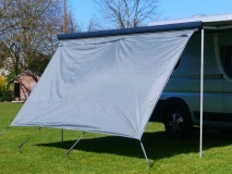                         ŚCIANKA UNIWERSALNA PRZEDNIA TYPU SUN+WIND+RAIN BLOCKER DO MARKIZY W POJAZDACH KEMOINGOWYCH • OSŁONA • MARKIZA / WYMIARY 240 x 200 cm. / RÓŻNE  ROZMIARY - zdjęcie 1
                        