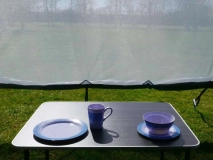                         ŚCIANKA UNIWERSALNA PRZEDNIA TYPU SUN+WIND+RAIN BLOCKER DO MARKIZY W POJAZDACH KEMOINGOWYCH • OSŁONA • MARKIZA / WYMIARY 240 x 200 cm. / RÓŻNE  ROZMIARY - zdjęcie 5
                        