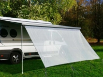                         ŚCIANKA UNIWERSALNA PRZEDNIA TYPU SUN+WIND BLOCKER DO MARKIZY W POJAZDACH KEMOINGOWYCH • OSŁONA • MARKIZA / WYMIARY 240 x 200 cm. / RÓŻNE  ROZMIARY - zdjęcie 2
                        