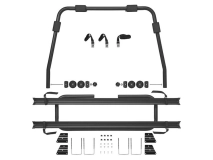                         PLATFORMA TRANSPORTOWA • BAGAŻNIK DO TRANSPORTU ROWERÓW MONTOWANY NA DYSZEL PRZYCZEPY KEMPINGOWEJ / MIEJSCE NA 2 ROWERY /  OBCIĄŻENIE DO 40 KG. - zdjęcie 6
                        