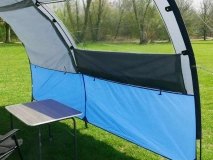                         DASZEK UNIWERSALNY LEKKI DO POJAZDÓW KEMPINGOWYCH • PRZEDSIONEK OTWARTY • ŚCIANKA • OSŁONA • MARKIZA / WYMIARY 200 x 260 x 245÷260 CM. / RÓŻNE DŁUGOŚCI - zdjęcie 7
                        