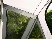                         PRZEDSIONEK UNIWERSALNY LEKKI DO PRZYCZEPY KEMPINGOWEJ • NAMIOT • OSŁONA • DASZEK • MARKIZA / WYMIARY 330 x 250 x 245 cm. / POWIERZCHNIA PODŁOGI - 8,25 m² / RÓŻNE WIELKOŚCI - zdjęcie 6
                        